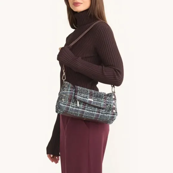Hammitt VIP Satchel Woven Waltz Tweed Crossbody